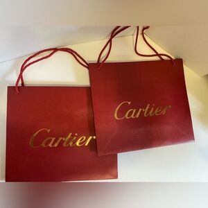 Cartier Luxurious Red shopping Bags (2)